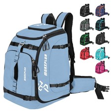 Ski Boot Bag - 65L Padded, Waterproof Ski Travel Backpack for Gear Accessories