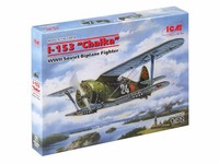 I-153 Chaika, Wwii Biplane Fighter / 1:72 - Icm