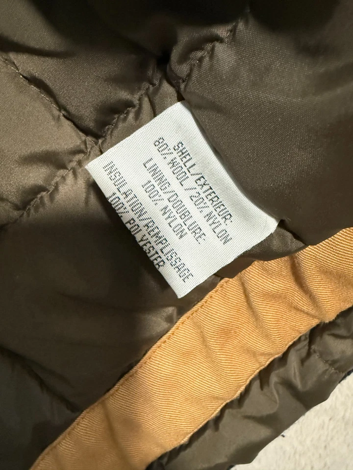 Abrigo de Lona Spiewak Azul Marino Cuerno Palanca Chaqueta de Lana Hombre’s Grande Foto 4 de 4