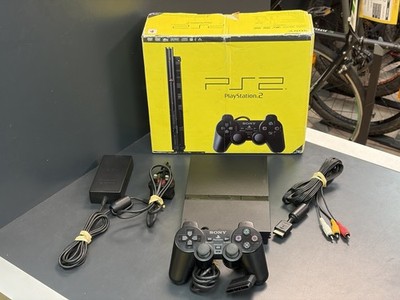 Sony Playstation 2 Slim Videospielkonsole OVP PS2 SCPH-700003
