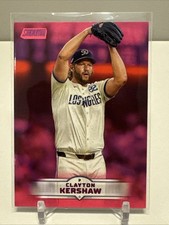 Clayton Kershaw 2025 Topps Stadium Club Pink #70 Los Angeles Dodgers