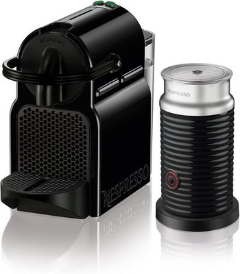 Inissia Espresso Machine by De'Longhi with Milk Frother, 24 ounces, Black