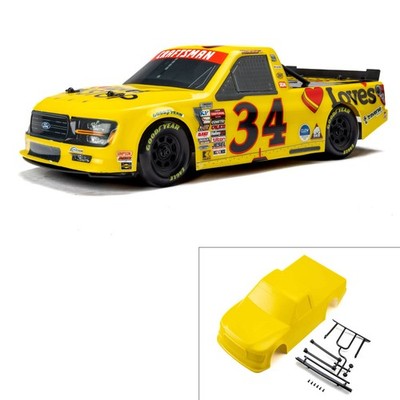 Pro-Line PRO365420 Lmtd Ed 1/12 Pre-Cut/Painted Layne Riggs #34 Love Yellow Body
