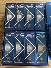 Brand new Titleist Tour Soft golf balls 2023  pack of 2 dozen in white