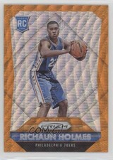 2015-16 Panini Prizm Rookies Orange Wave Prizm Richaun Holmes #323 0b9