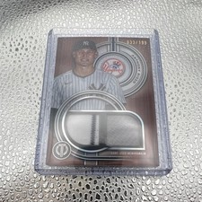 Topps Tribute Anthony Rizzo Dual Relics #DR-AR Yankees 033/199 Serial Numbered