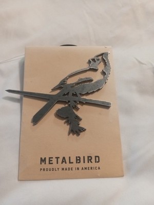 Metal Art Silhouette Cardinal Bird On A Branch