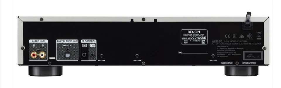 Denon DCD-600NE, CD-Player mit AL32 Processing, silber, neuwertig, in OVP - Bild 4 von 4