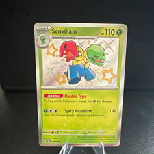 Pokemon TCG Scovillain 107/091 SV: Paldean Fates Holo Shiny Rare Stage 1 EN