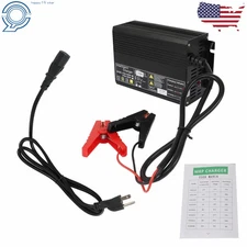 For Lithium LiFePO4 Deep Cycle Rechargeable Battery 48V 8A Smart Battery Charger