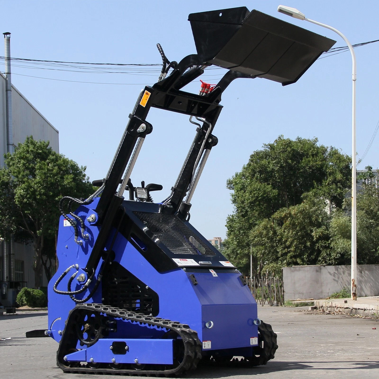 Upgraded 2025 Brand New 23HP Mini Skid Steer Track Loader Twin Cylinder USA Spot