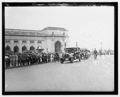 Washington D.C. Dr. Epitacio Pessoa 1919 Union Station Arrival Brazil President