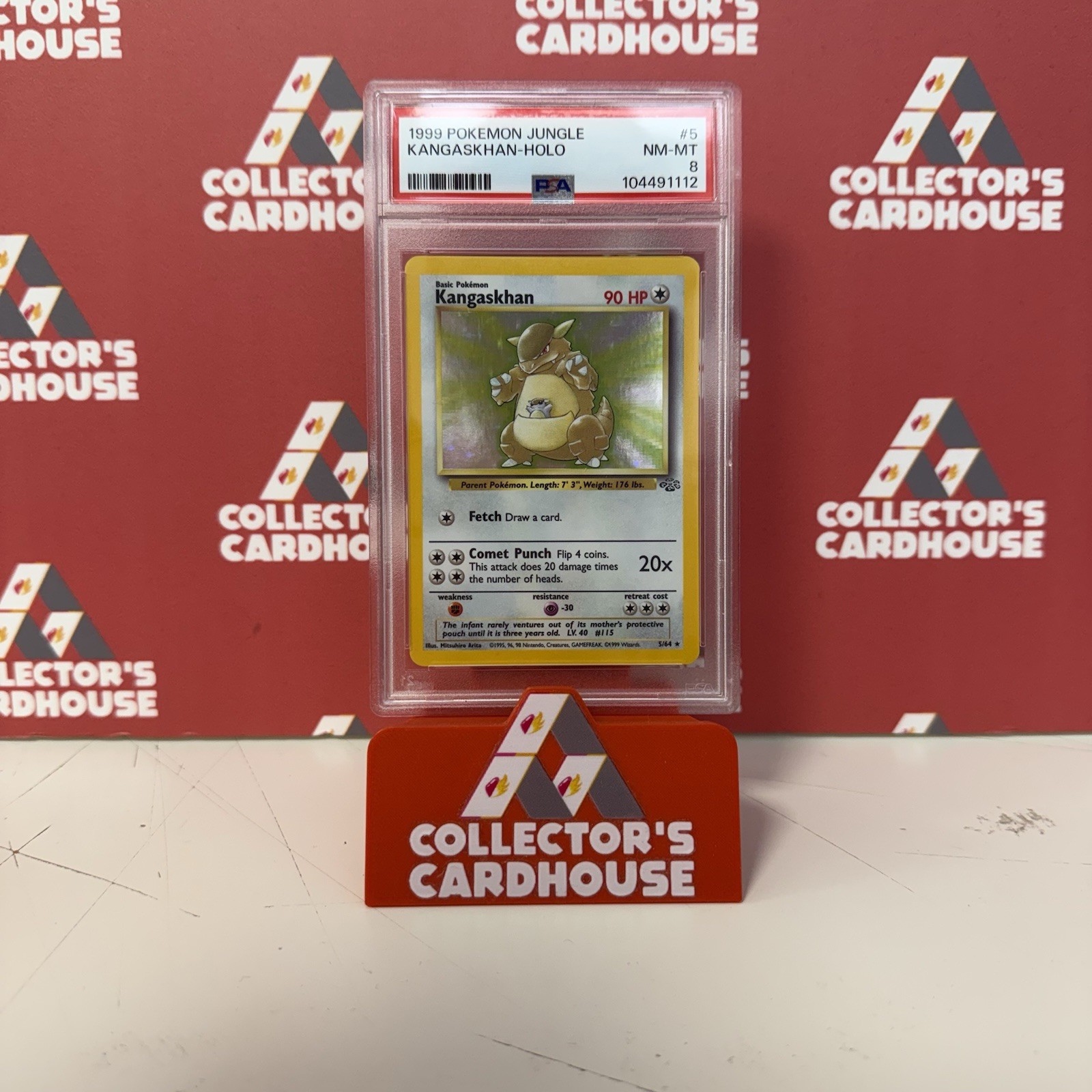 Kangaskhan | 5/64 | PSA 8 | Jungle Holo | G20