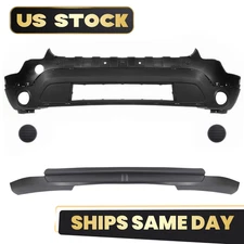 Front Bumper Lower Cover & Valance Assembly Kit For 2011-2015 Ford Explorer