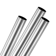 3er-Pack 300mm Edelstahlrohr, 10mm &Oslash;, 0,5mm Wand, f&uuml;r Bau/Maschinenbau/DIY