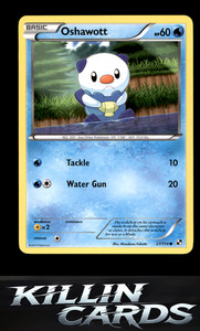Oshawott (27) 27/114 Pokemon Common Black and White Card LP