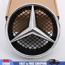 Front Chrome Badge Grille Star Emblem Fit For Mercedes Benz W204 C300 C200 C350