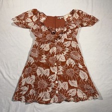 Madewell Floral Print Button Down Shirt Dress 2