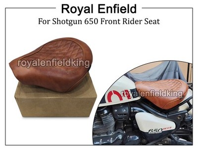 Fit Für Royal Enfield Shotgun 650 '' Original Leder Vorne Rider Brown D2 ''