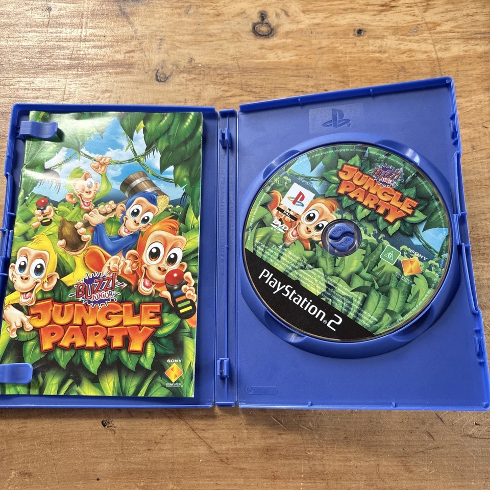 Buzz Junior Jungle Party PS2 PlayStation 2 Complete With Manual PAL Free Post - Image 3 of 4