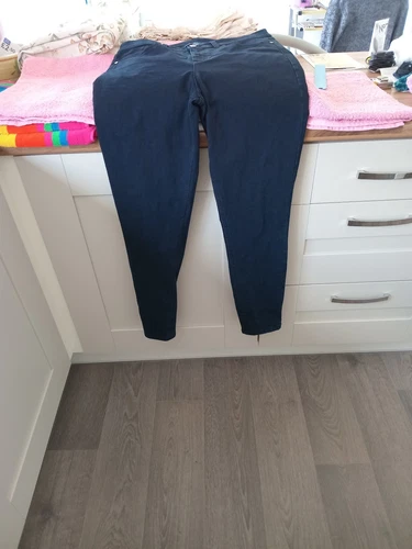 Ruth Langsford Dark Blue Jeans Straight Leg Size 14 - Worn Once Or Twice.