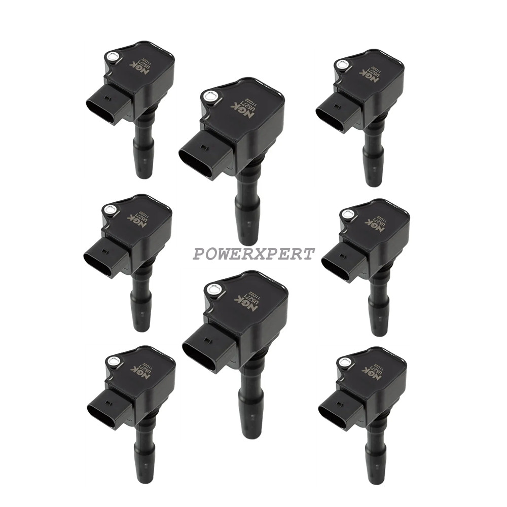8 pcs OEM NGK Ignition Coil Assembly For Audi S6 S7 2013-2021 4.0L 079905110K
