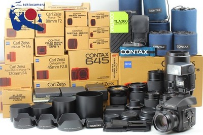 Super rare! All Top Mint Contax 645 Film Camera 80mm f2 Lens, 6
