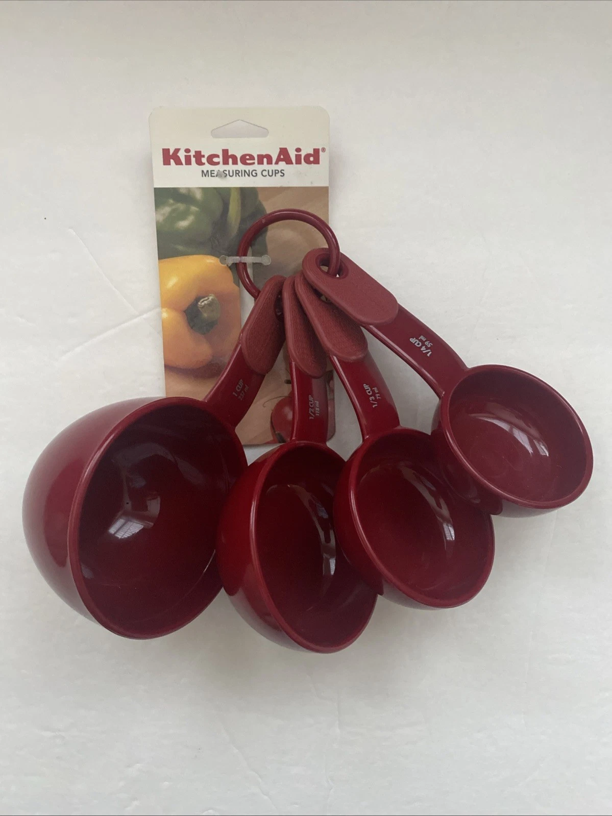 Empire Red KitchenAid Measuring Cups Set Of 4 New