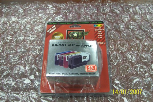 Rhinotek RCCM34201BC Neu Heavy Duty Tintenstrahlpatronen (Multipack) BJI-201 - Bild 2 von 2