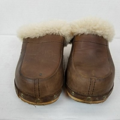 sherpa lined clogs