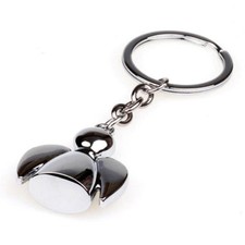 8 Portachiavi Quadrifoglio Portafortuna In Lega E Cristallo | Regalo Donna Con Frase Incisa "Du Schaffst Das" | Portafortuna Per Compleanno, Laurea, Natale