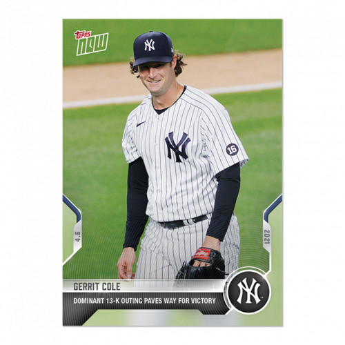 2021 Topps Now 38 Gerrit Cole