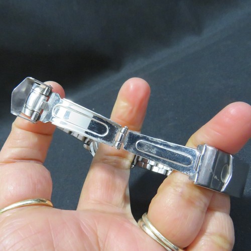 Vintage Louis Morais Paris 935 Datumsanzeige Edelstahl Quarz Damenuhr - Bild 8 von 19