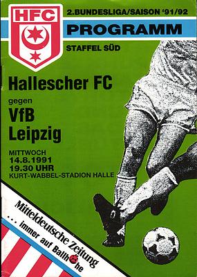Ii. Bl 91/92 Hallescher FC - Vfb Leipzig, 14.08.1991