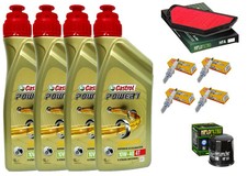 KIT TAGLIANDO HONDA CBR 600 F 1999 2000  CASTROL 10W40 FILTRO ARIA OLIO CANDELE 