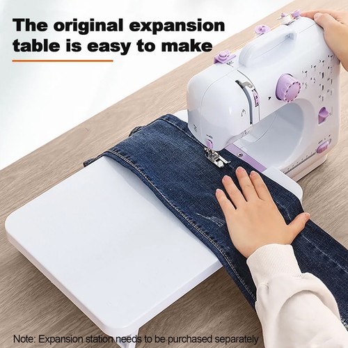 Mini Electric Sewing Machine 12 Stitches Double Thread w/ Pedal US Plug 110V - Picture 16 of 22
