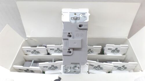 LEVITON E5601-MW DECORA PALANCA BORDE 15A 120V INTERRUPTOR MONOPOLO, BLANCO PAQUETE DE 10 - Imagen 3 de 6