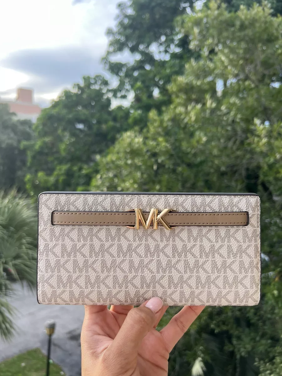 Mk best sale flap wallet