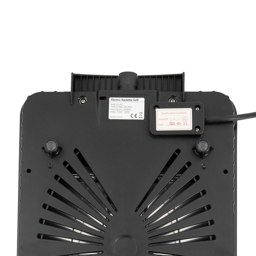 Parrilla Eléctrica 1300W Negra Parrilla Sartén Acero Inoxidable Parrilla - Imagen 10 de 16