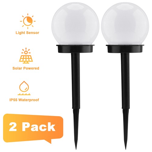 2Pack LED Solar Garden Light Outdoor Waterproof Landscape Street Light Decor USA - Picture 2 of 37