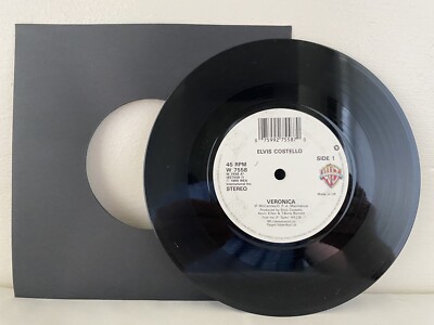 Elvis Costello - Veronica - 7'' Vinyl Single 1989 Warner Bros W 7558