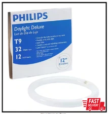 Fluorescent Tube Light Bulb 32-Watt 12 in. T9 Circline Linear Daylight Deluxe