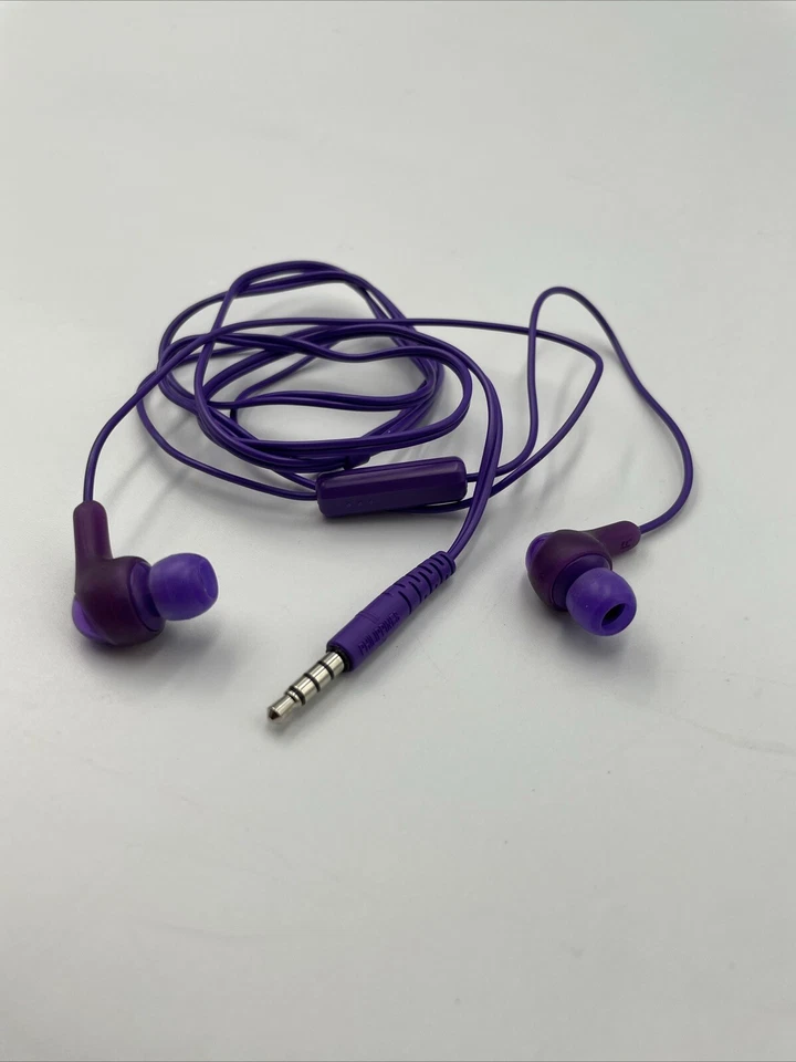 JVC HA-FX7M Gumy Plus Earbuds Remote & Microphone Noise Isolation Plum Violet - Image 4 of 4