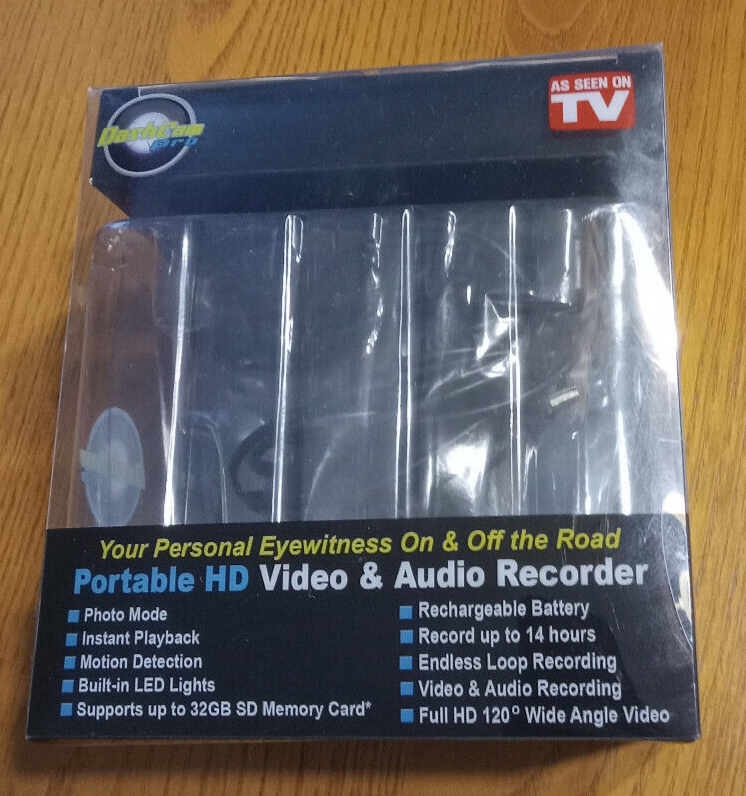 Dash Cam Pro As Seen On TV Open Box Includes 32GB Micro SD Card  -image