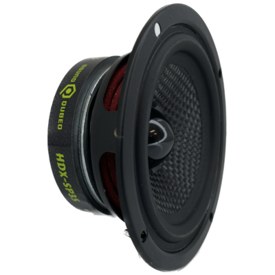 Soundqubed HDX 3.5" Midrange Speaker Pair - 40W RMS, 120W Max, 4 Ohm, For Car Door Or Dash Upgrade