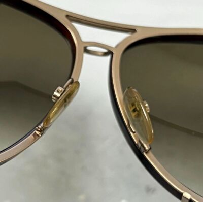 【美品•レア】トムフォード/シリル （TF109 14p 63◻︎135） $485 Authentic Tom Ford TF109 28K Women's Brown Aviator Sunglasses