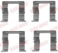 Quick Brake 109-1605 ZubehÖRsatz, Scheibenbremsbelag Vorderachse FÜR Mazda