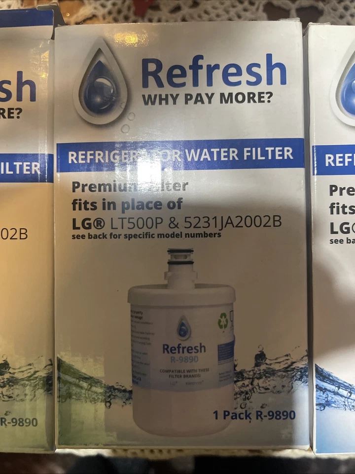 Refresh - LG LT500P & 5231JA2002B Refrigerator Water Filter Replacement LOT OF 3 - Image 4 of 4