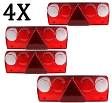 4 Stücke Lichtscheibe Rückleuchte Heckleuchte Schmitz Auflieger Anhänger LKW