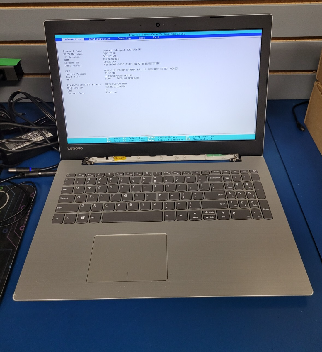 Lenovo Ideapad 320-15ABR Laptop AMD A12-9720P 2.7GHz/ 8GB RAM/1TB